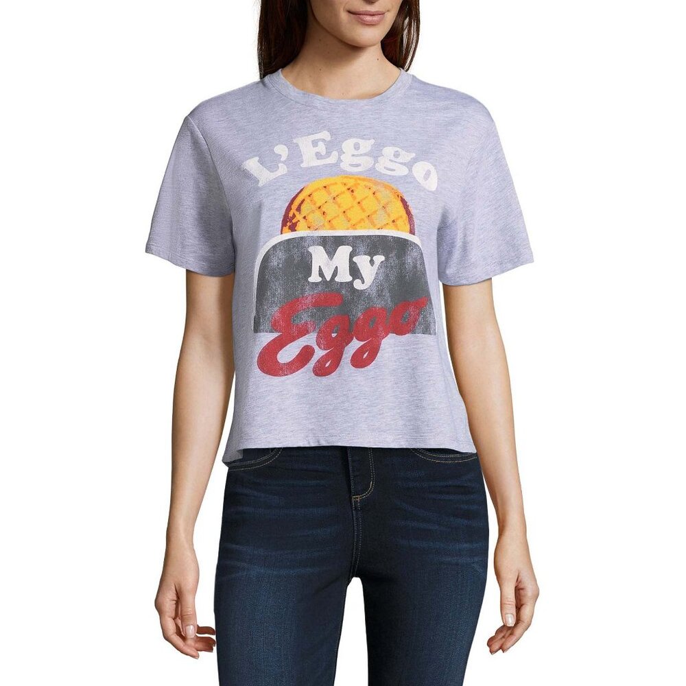 New! L'Eggo My Eggo Waffle Retro T-Shirt Kellogg's Breakfast